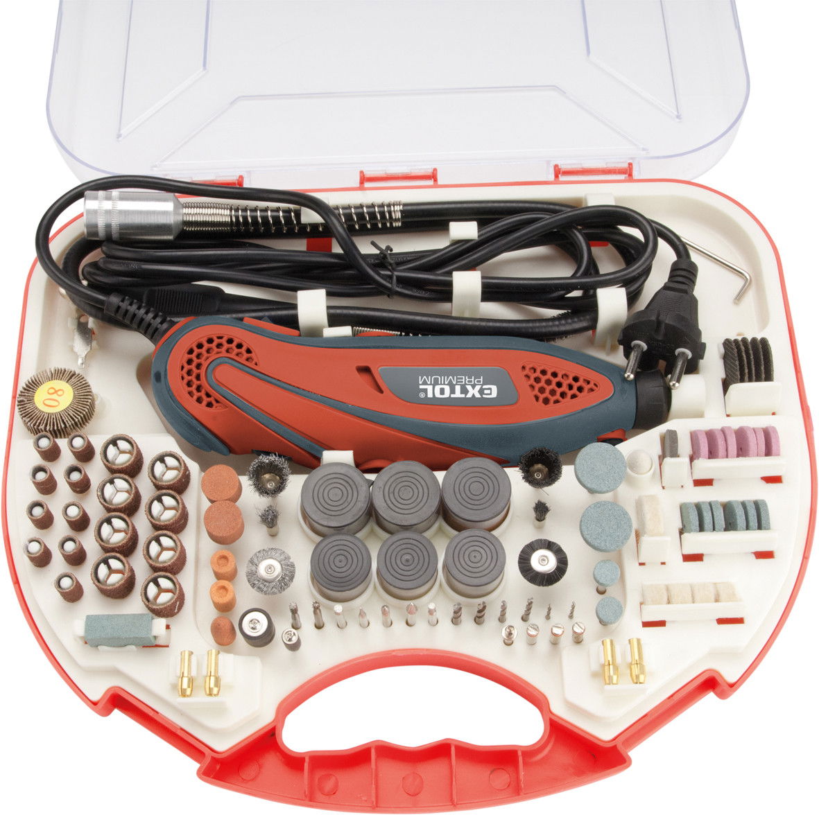 Extol 8892201 mini köszörű- és fúrógép (tartozékokkal) termék fő termékképe