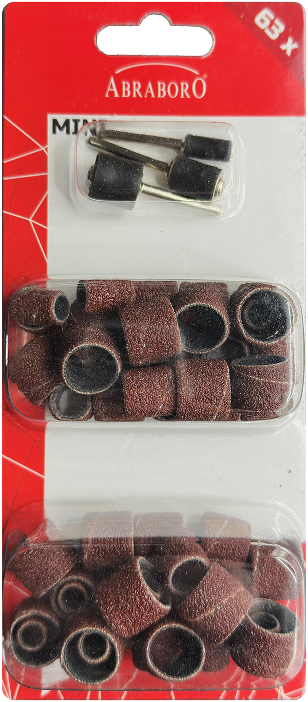 Abraboro MINI-TOOL csiszolókészlet, 63 részes termék fő termékképe