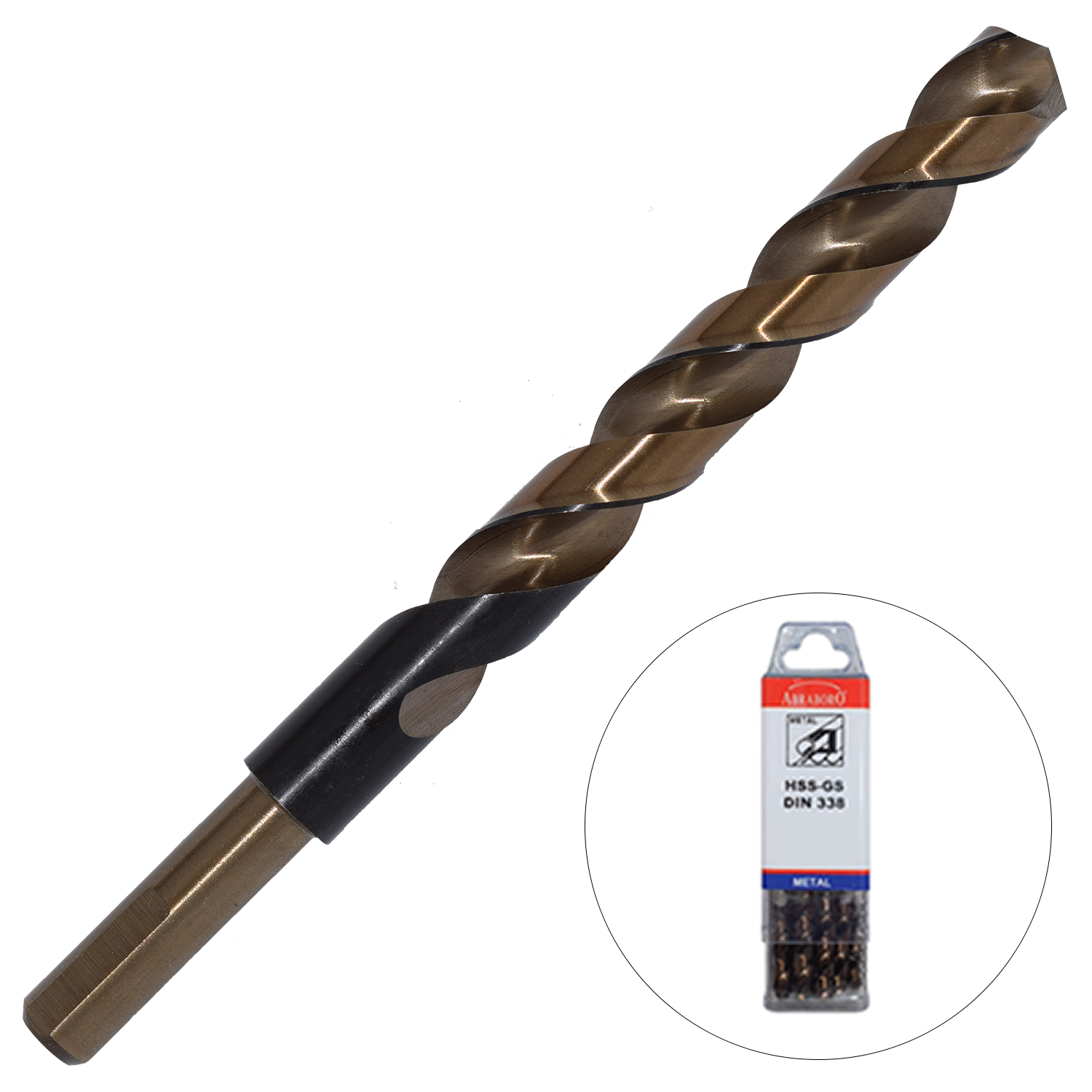 Abraboro 13.0 x 151/101 HSS-GS MULTISPEED köszörült fémfúró szűkített szárral X-Pack, 5 db/csomag termék fő termékképe