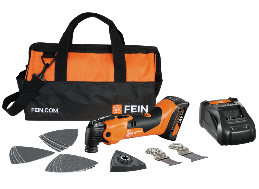 Fein MultiMaster AMM 500 Plus 2.0 Ah AS akkus oszcilláló kéziszerszám szett (1 x 2.0 Ah Li-ion akkuval) termék fő termékképe