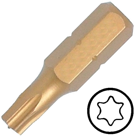 KENNEDY TX25 Torx titán csavarhúzó bit 1/4" hatszög illesztéssel, 25 mm termék fő termékképe