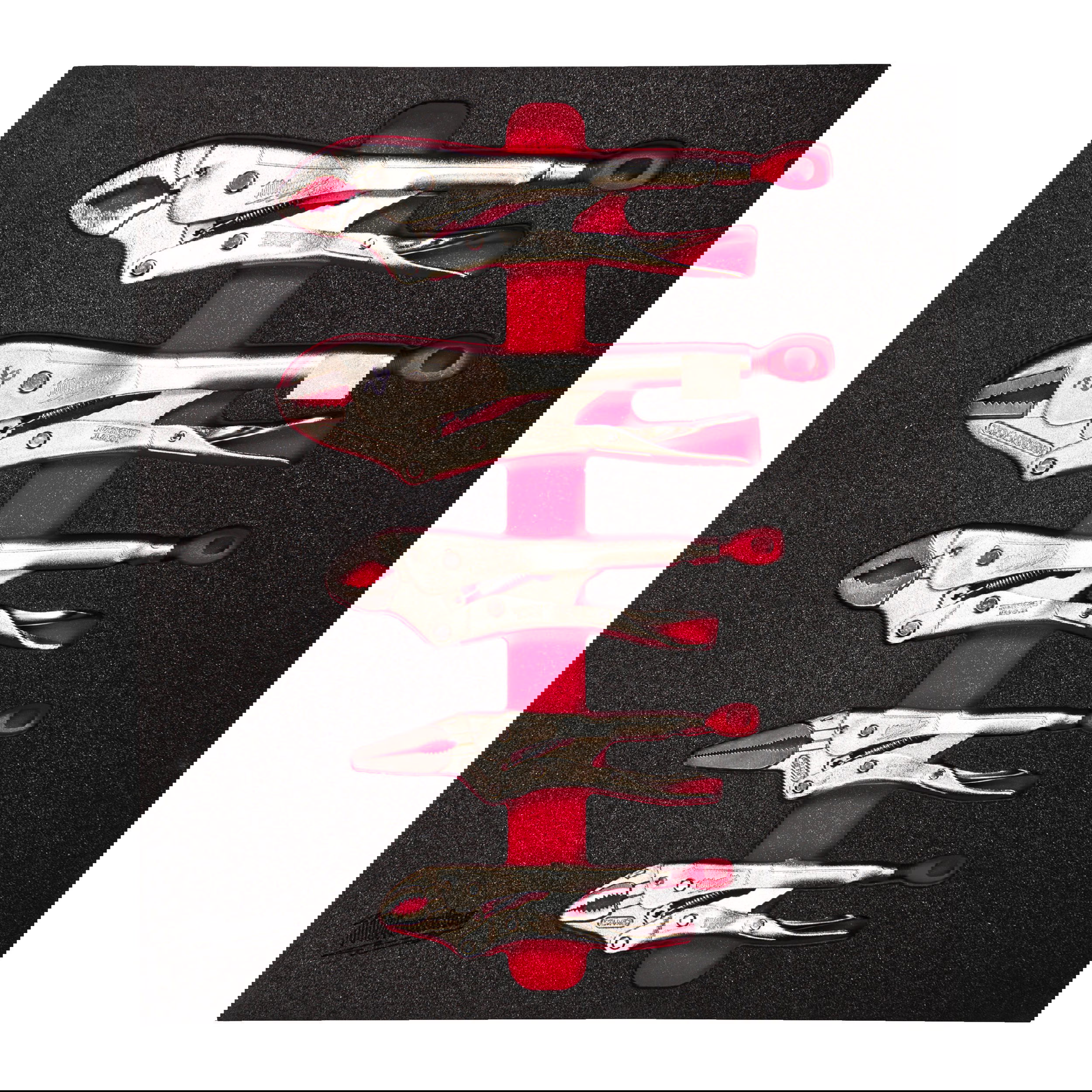 Milwaukee TORQUE LOCK™ önzáró fogó készlet habbetétben, 5 részes termék fő termékképe