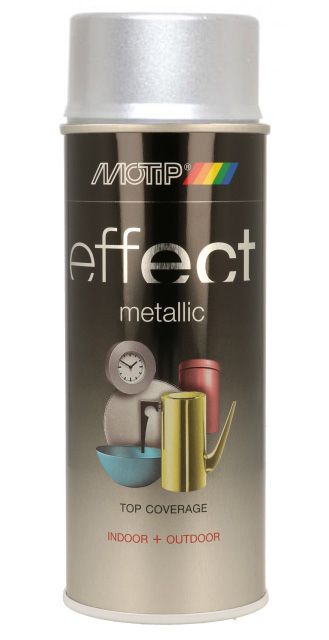 Motip DECO EFFECT metálfényű festék spray, ragyogó ezüst, 400 ml termék fő termékképe