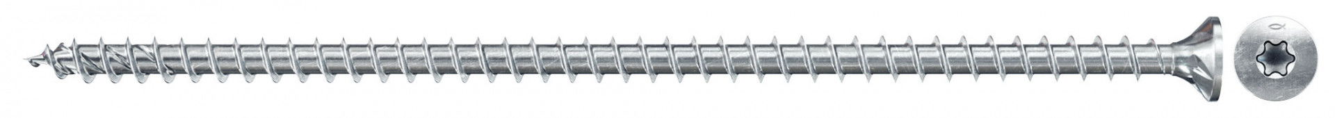 Fischer FPF II CTF 8.0 x 300 BC 50 süllyesztett fejű, kékre horganyzott, végigmenetes szerkezetépítő csavar TX behajtással, 50 db/csomag termék fő termékképe