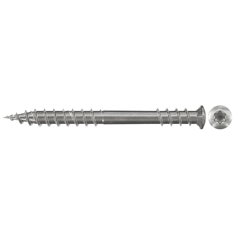 Fischer FPF-ST 5.5 x 70 A2P 200 lapos süllyesztett fejű Ø 7.5 mm, A2 korrózióálló acél részmenetes terasz csavar, TX behajtással, 200 db/csomag termék fő termékképe