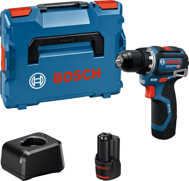 Bosch GSR 12V-32 akkus fúró-csavarozó (2 x 2.0 Ah Li-ion akkuval, L-BOXX-ban) termék fő termékképe